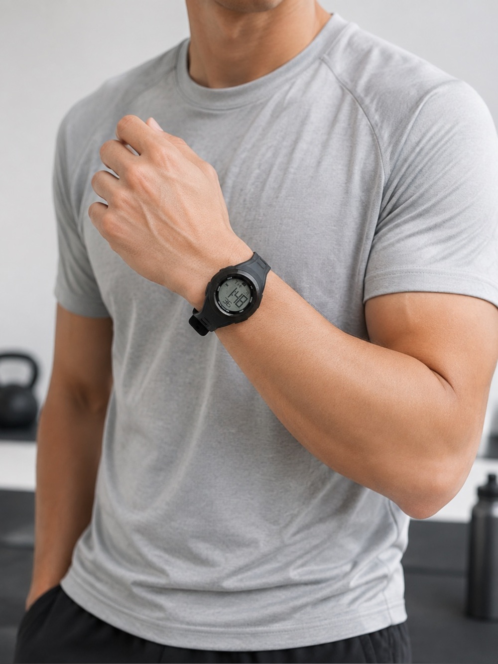 Skechers Black Digital Sport Watch